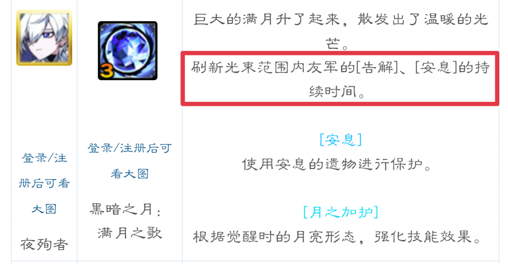 “刷新光束范围内友军的”
